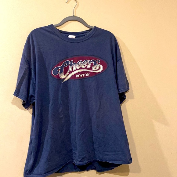 Gildan Other - Unisex, Cotton, Short Sleeve, Crew Neck Cheers Bar Restaurant Shirt Boston 2xl